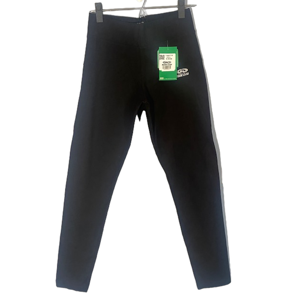 Heinz Club Black Lycra Cotton Full Length Biking Leggings Women Sz L